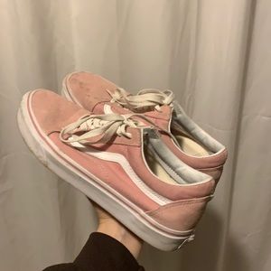 Pink old school vans